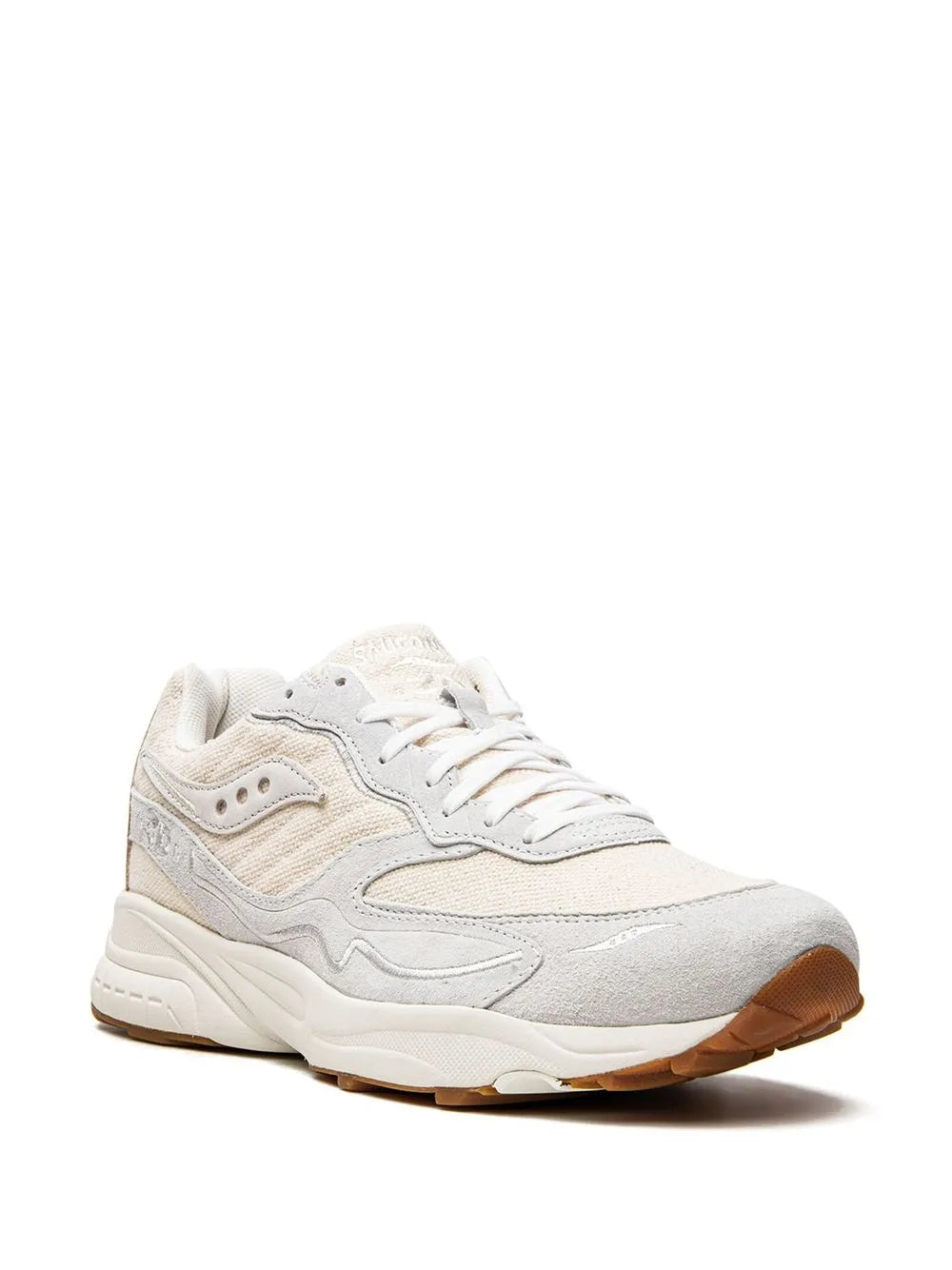 Saucony 3D Grid Hurricane "Blank Canvas" sneakers