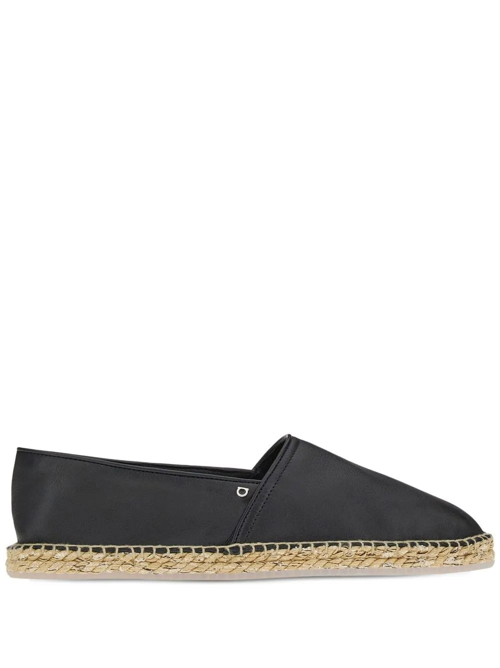 Ferragamo Gancini-buckle leather espadrilles