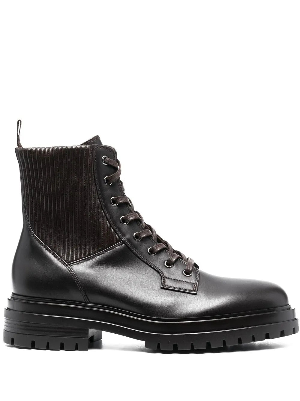 Gianvito Rossi lace-up combat boots