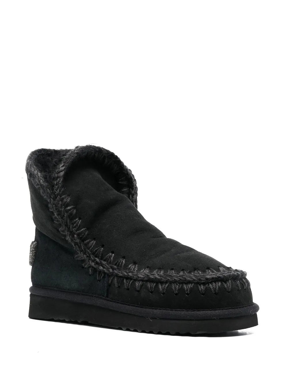 Mou Eskimo glitter logo ankle boots