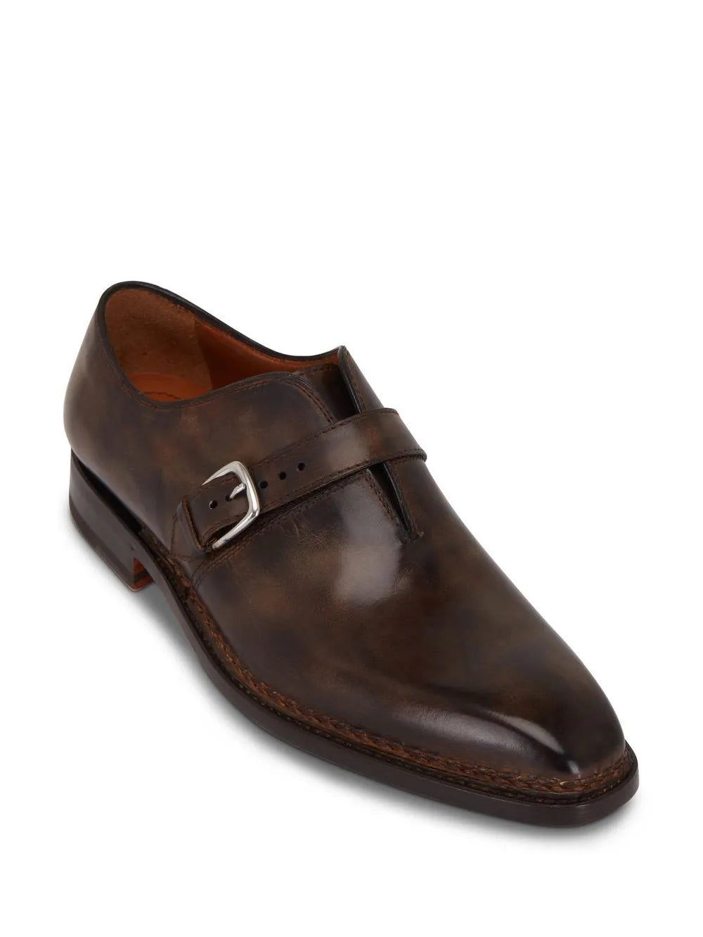 Bontoni buckled leather shoes