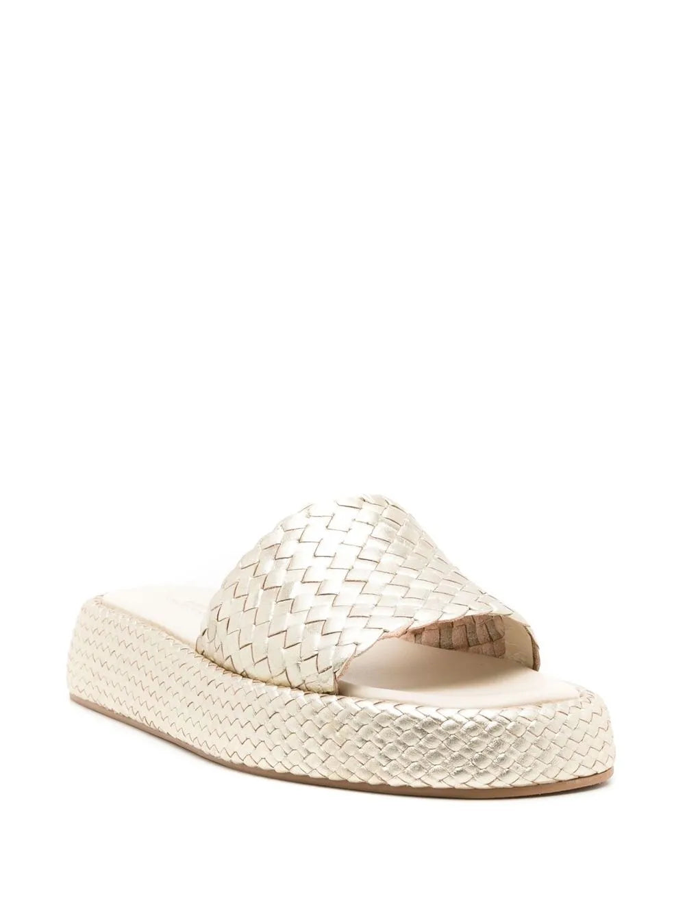 Sarah Chofakian braided-detail flatform sandals