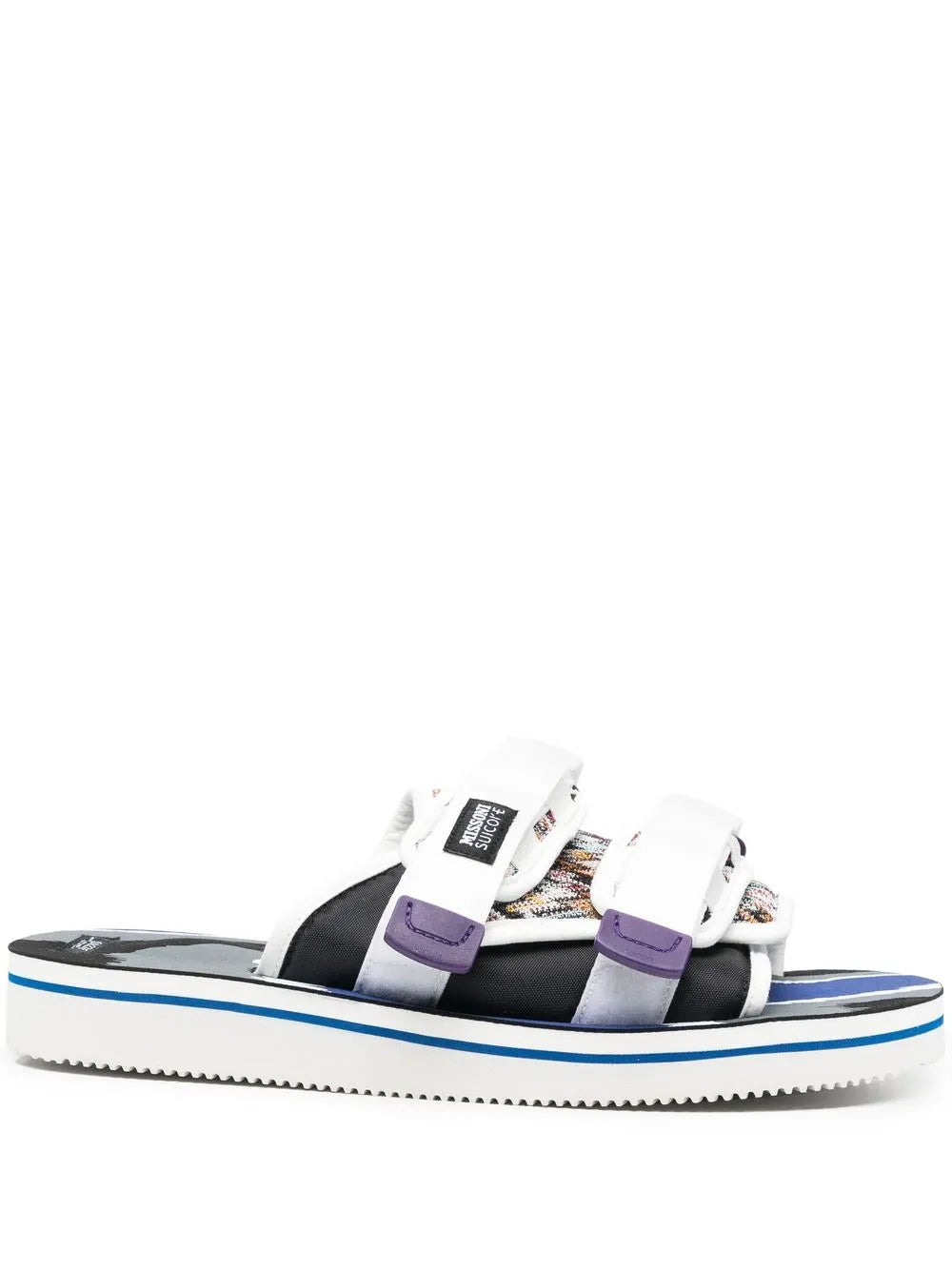 Suicoke double touch-strap panelled slides