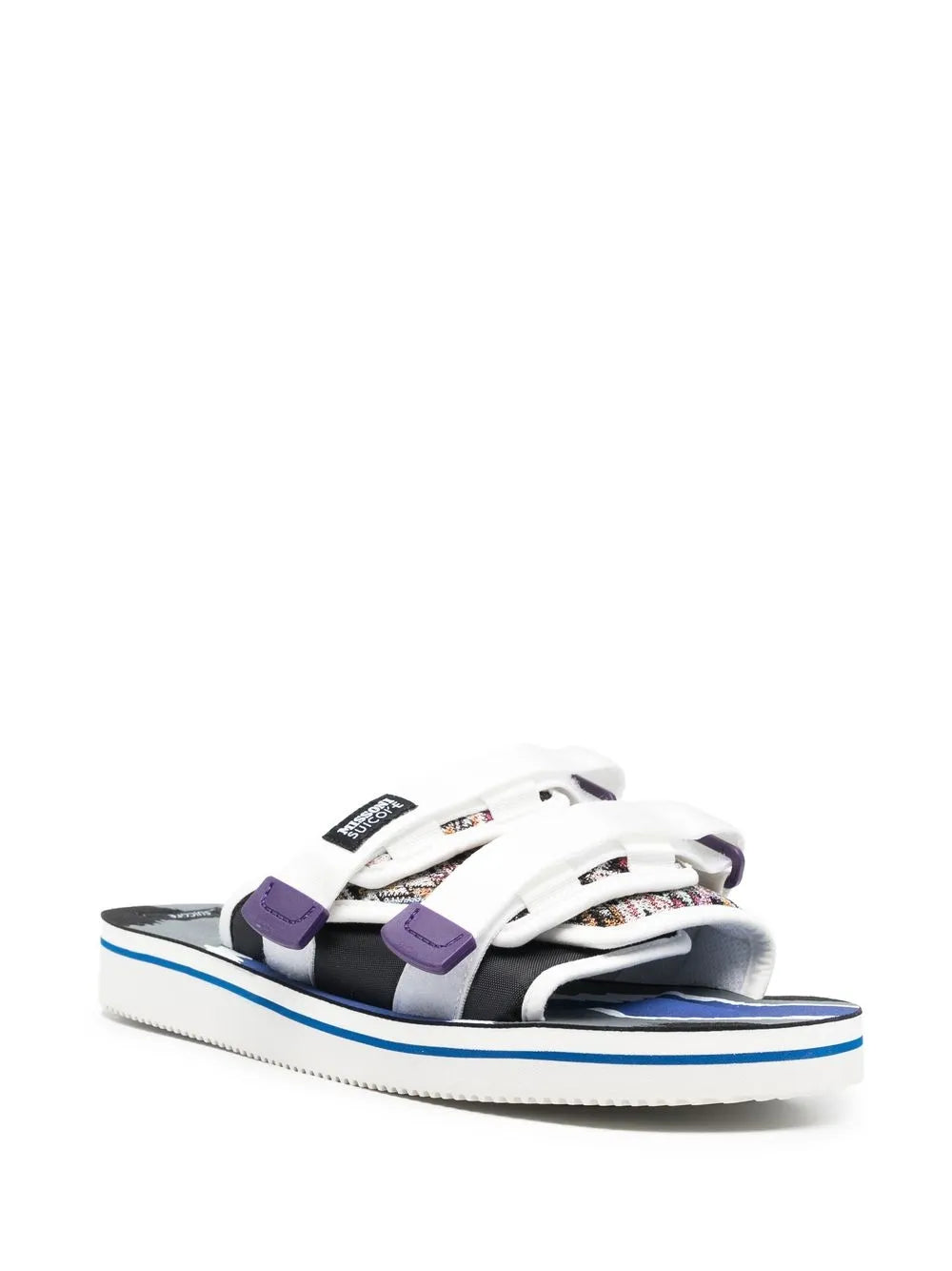 Suicoke double touch-strap panelled slides