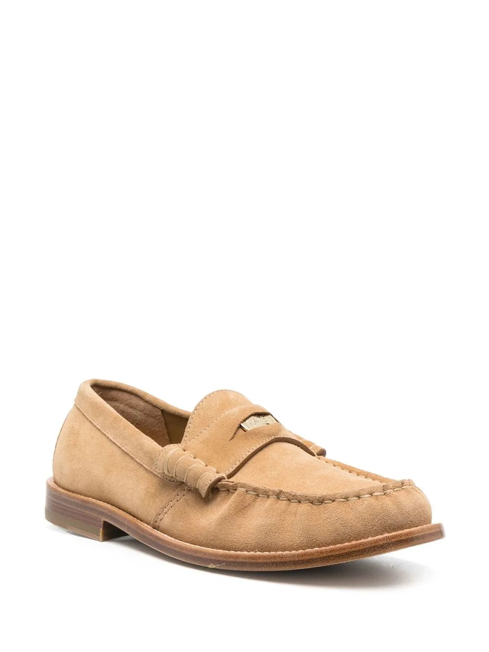 RHUDE suede penny loafers