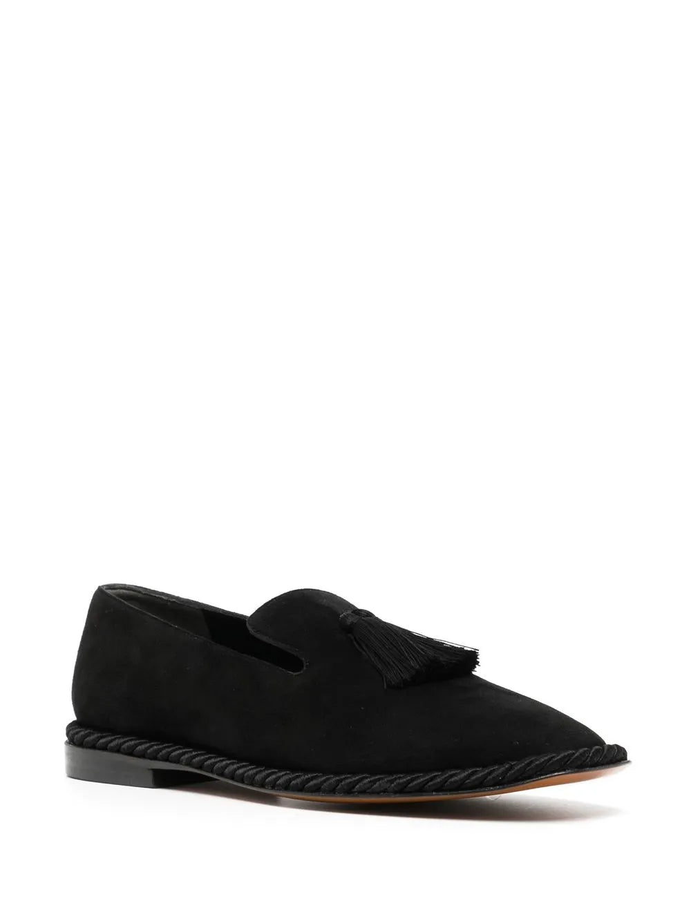 Clergerie tassel-detail suede loafers