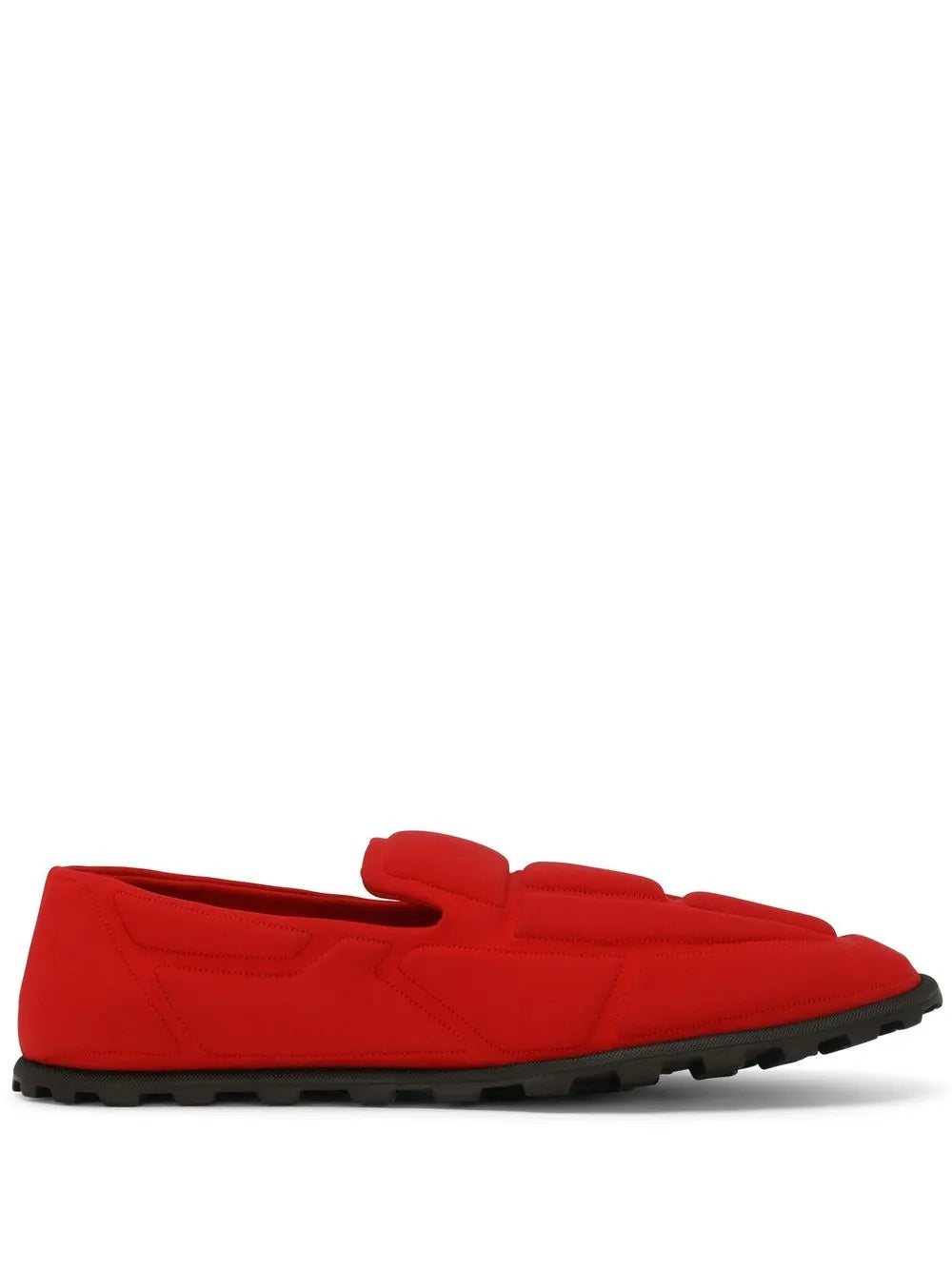 Dolce & Gabbana quilted-finish round-toe slippers