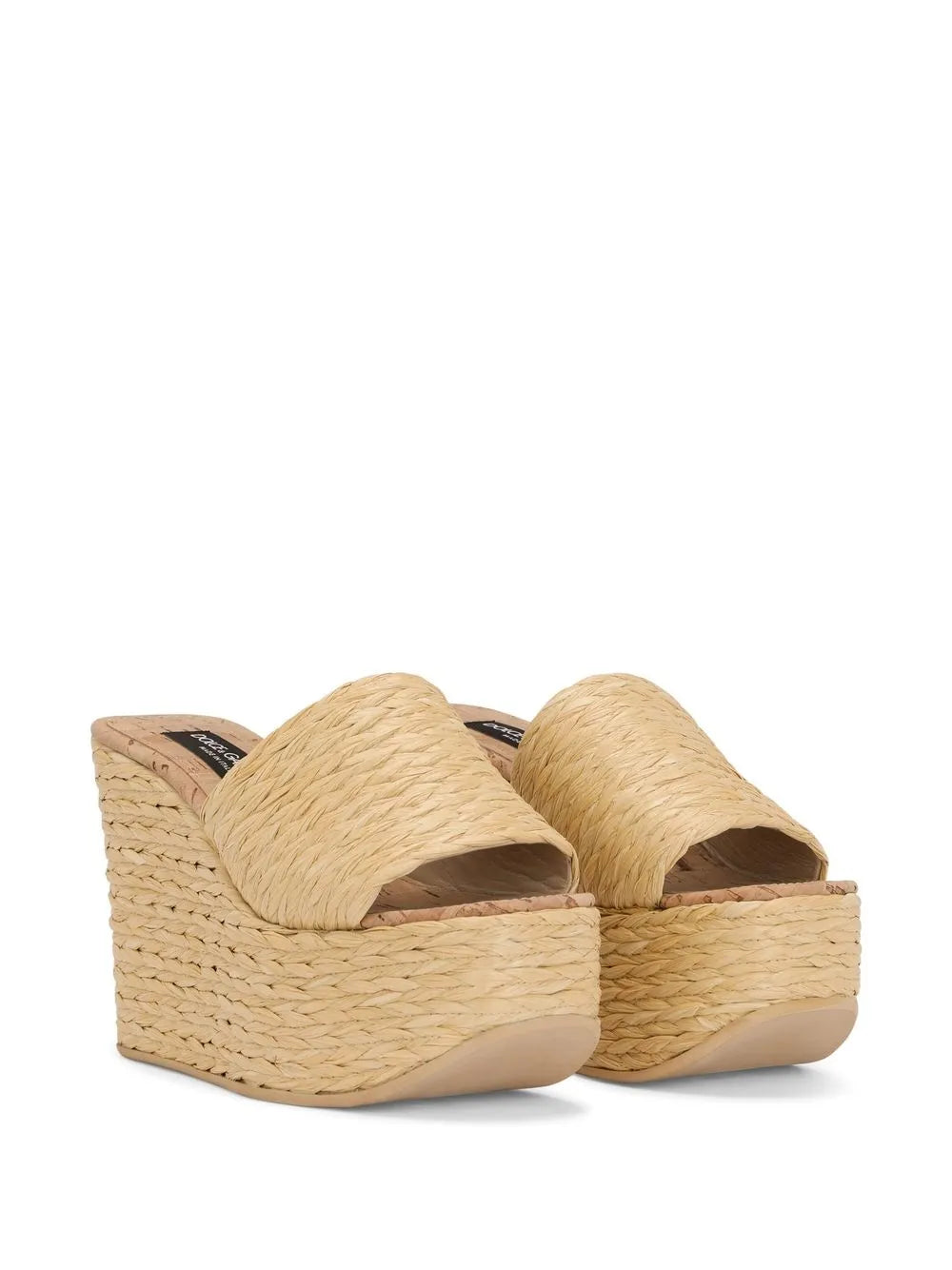 Dolce & Gabbana woven platform wedges