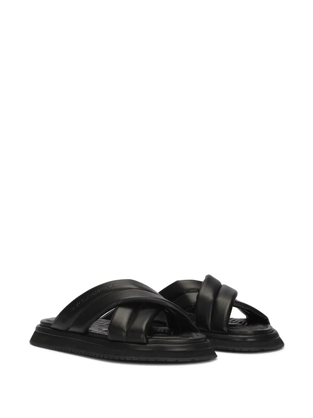 Dolce & Gabbana crossover-strap flat sandals