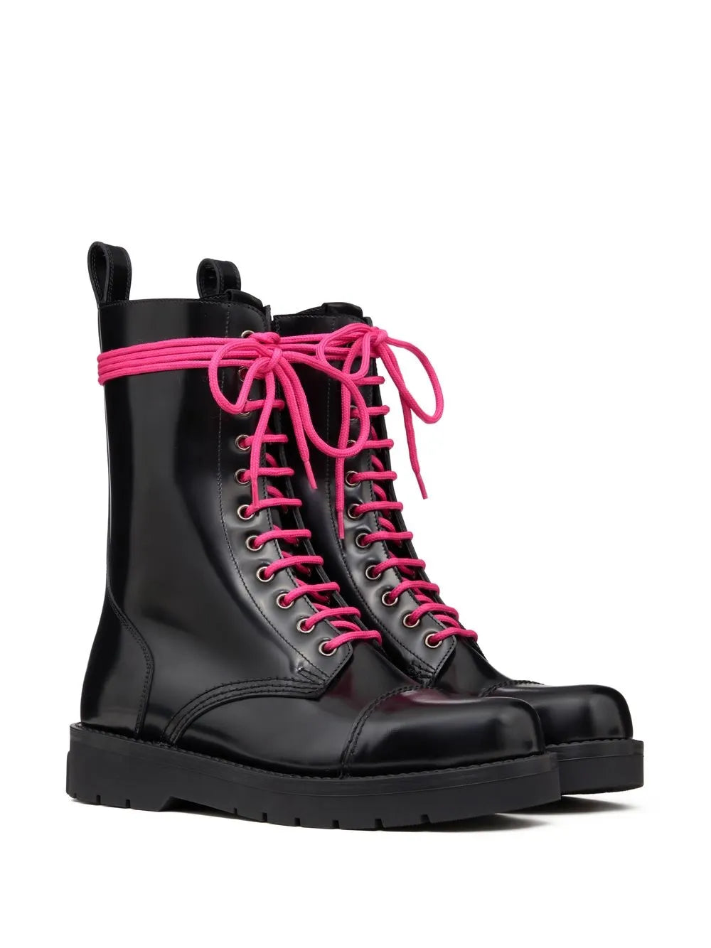 Valentino Garavani Untitled leather combat boots