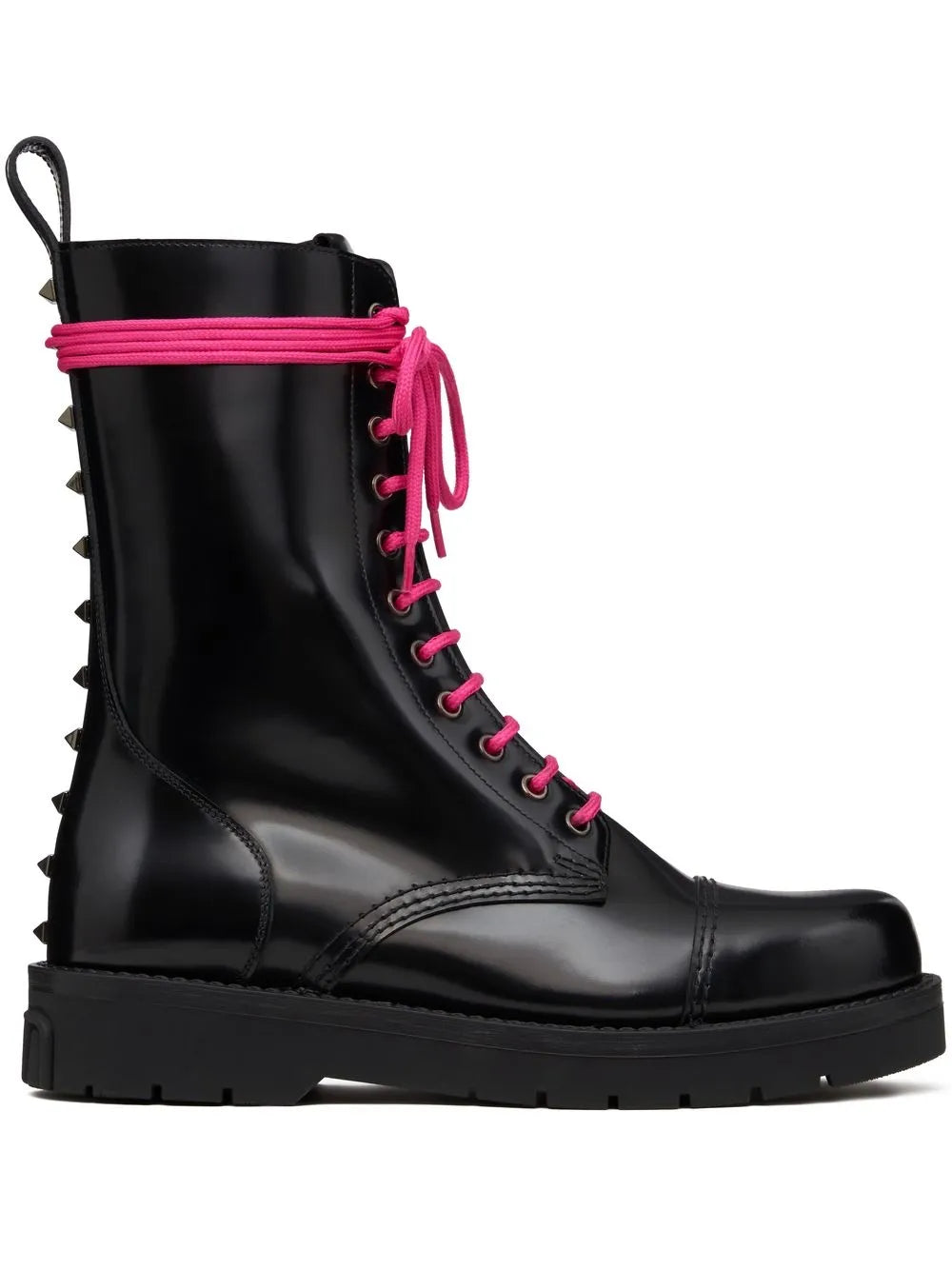 Valentino Garavani Untitled leather combat boots