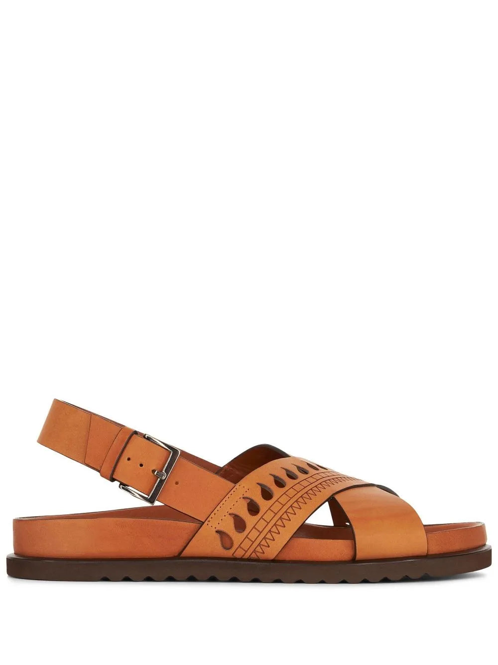 ETRO perforated-detail slingback sandals