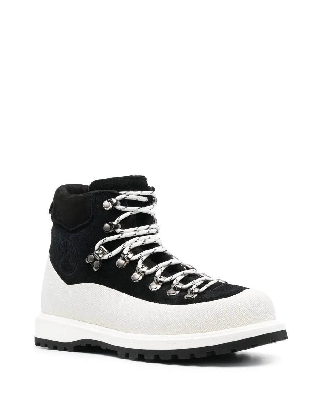 Diemme contrasting-panel lace-up boots