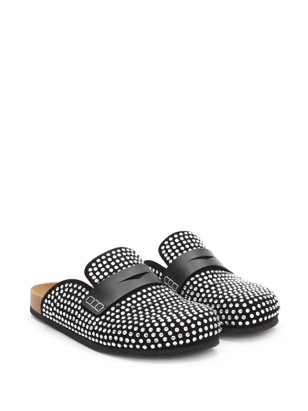 JW Anderson Diamond rhinestone slides