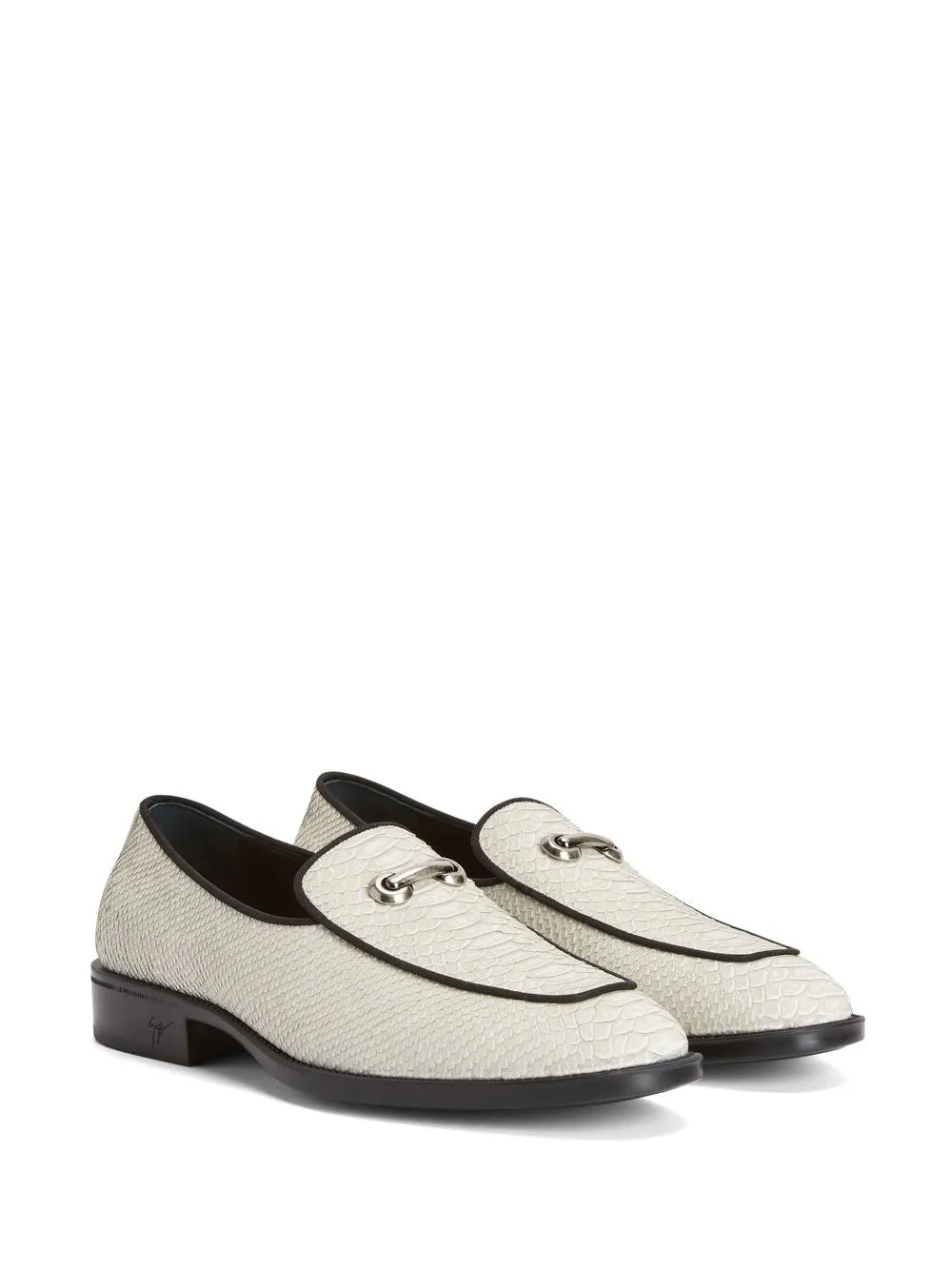 Giuseppe Zanotti snakeskin-effect leather loafers