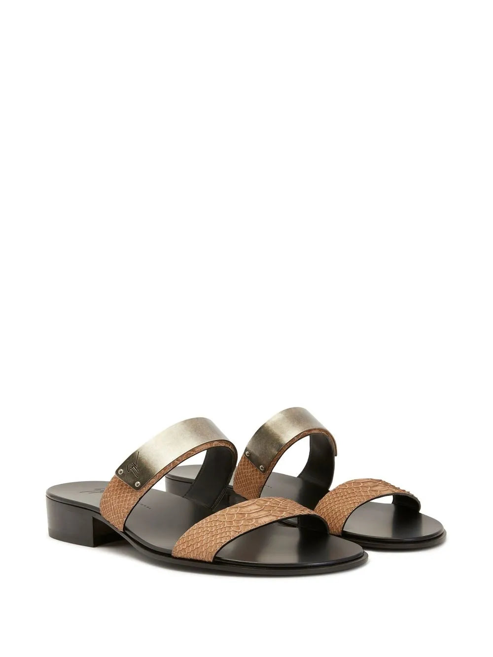 Giuseppe Zanotti Ignazio double-strap slide sandals