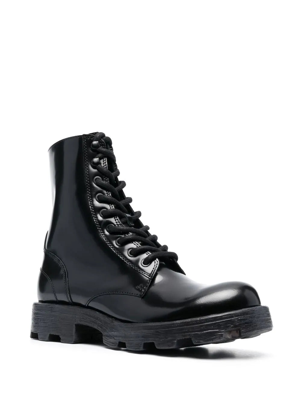 Diesel D-Hammer lace-up leather boots