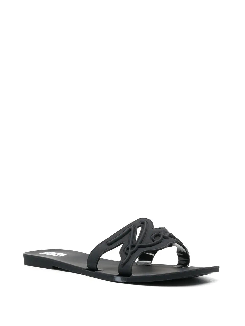 Karl Lagerfeld Signature jelly slides