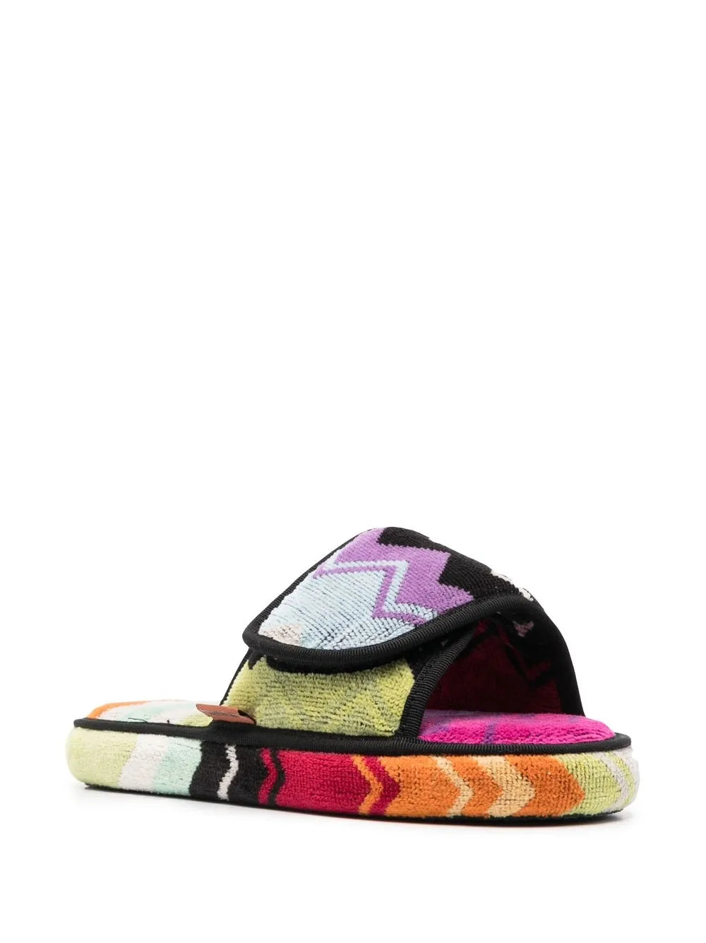 Missoni Home striped touch-strap slippers