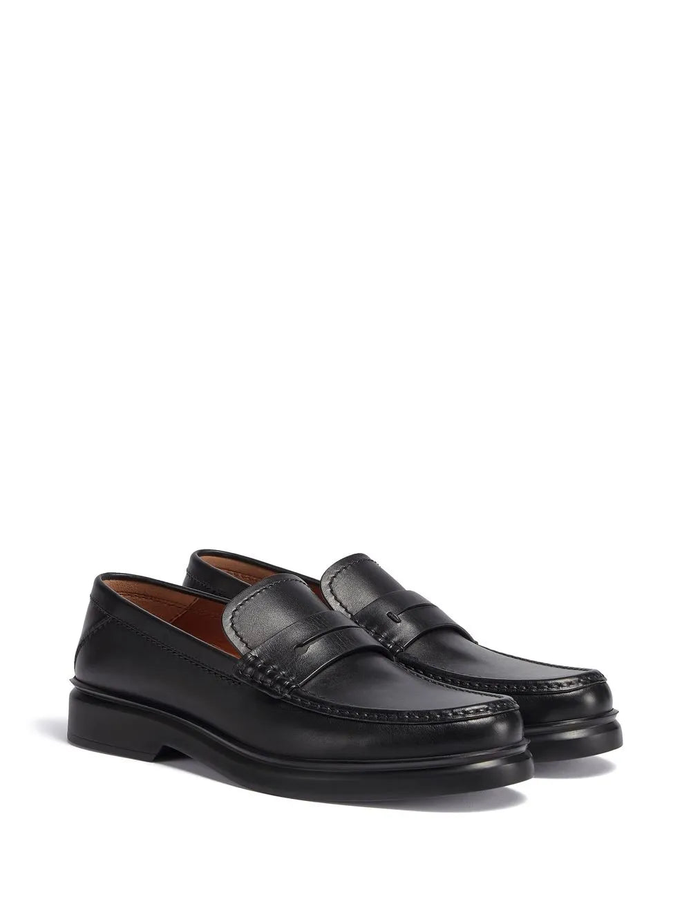 Zegna X-Lite leather loafers
