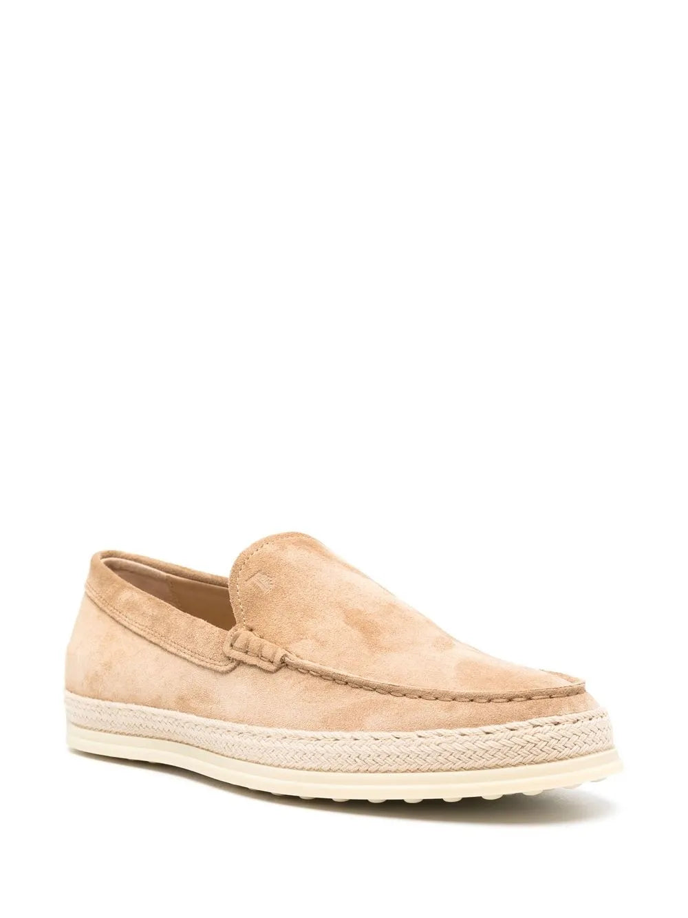 Tod's suede espadrille loafers