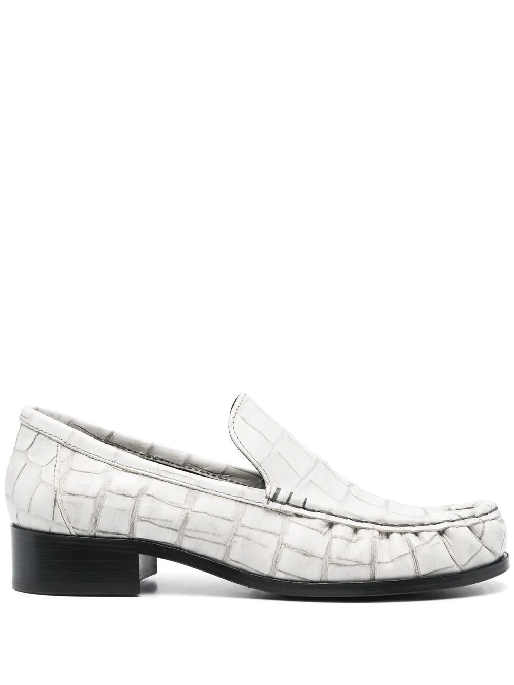 Acne Studios block-heel leather loafers