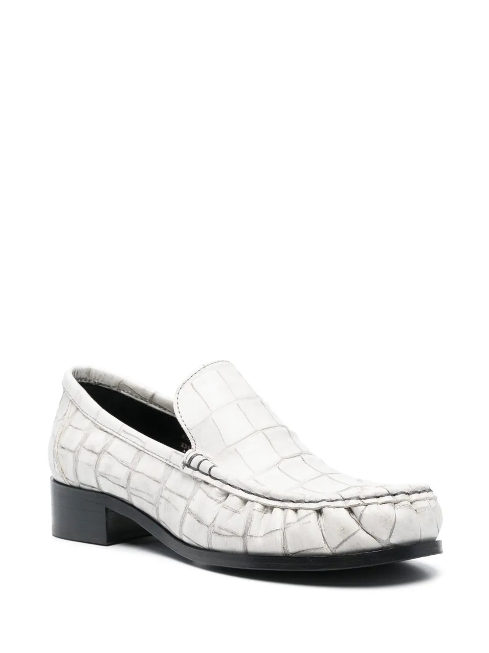 Acne Studios block-heel leather loafers
