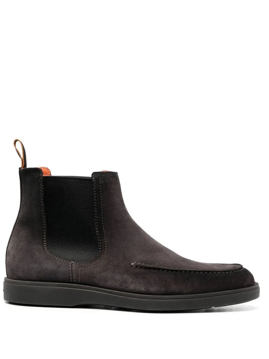 Santoni suede ankle boots