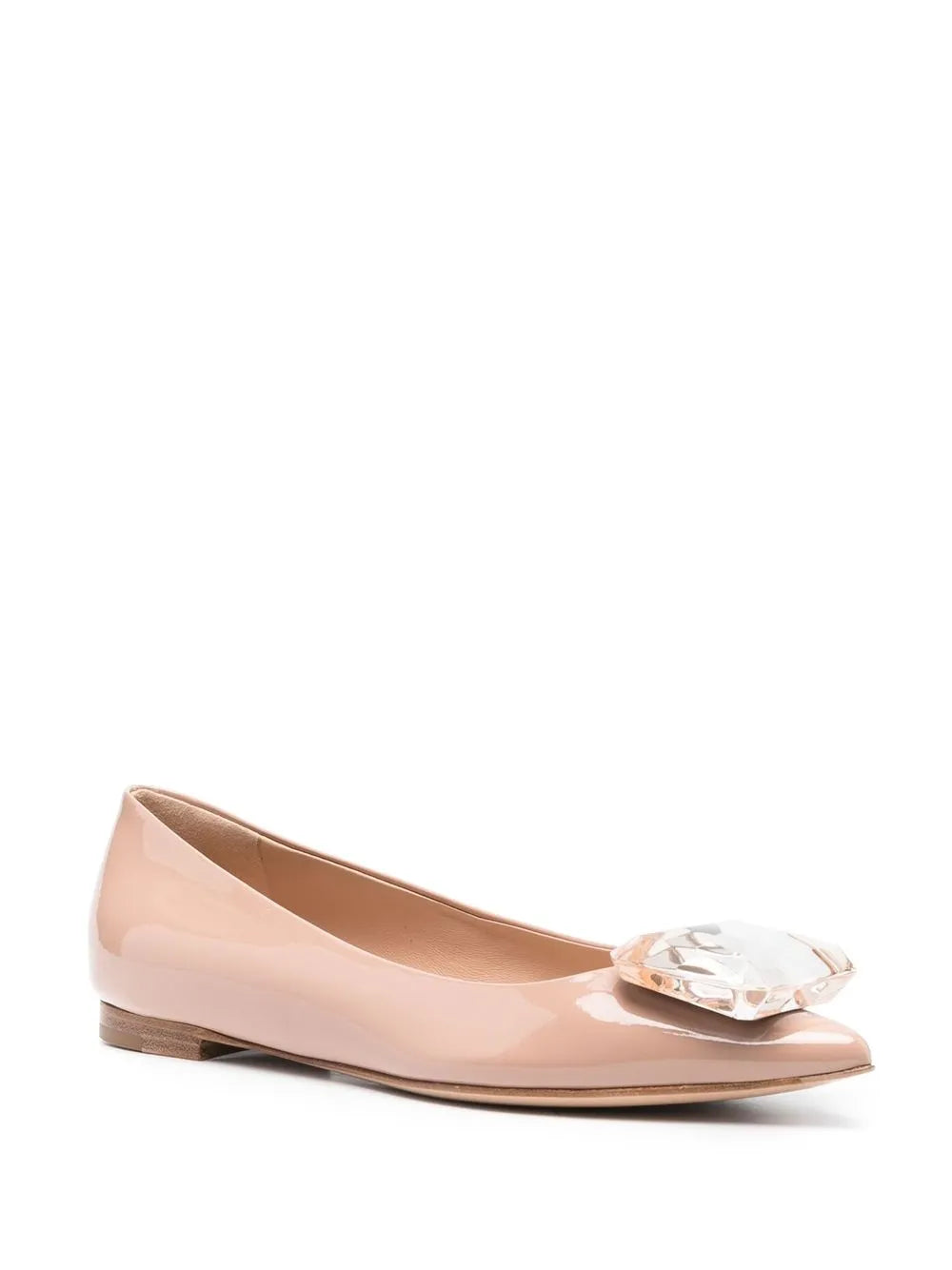 Gianvito Rossi crystal-embellished Jaipur 15mm pumps