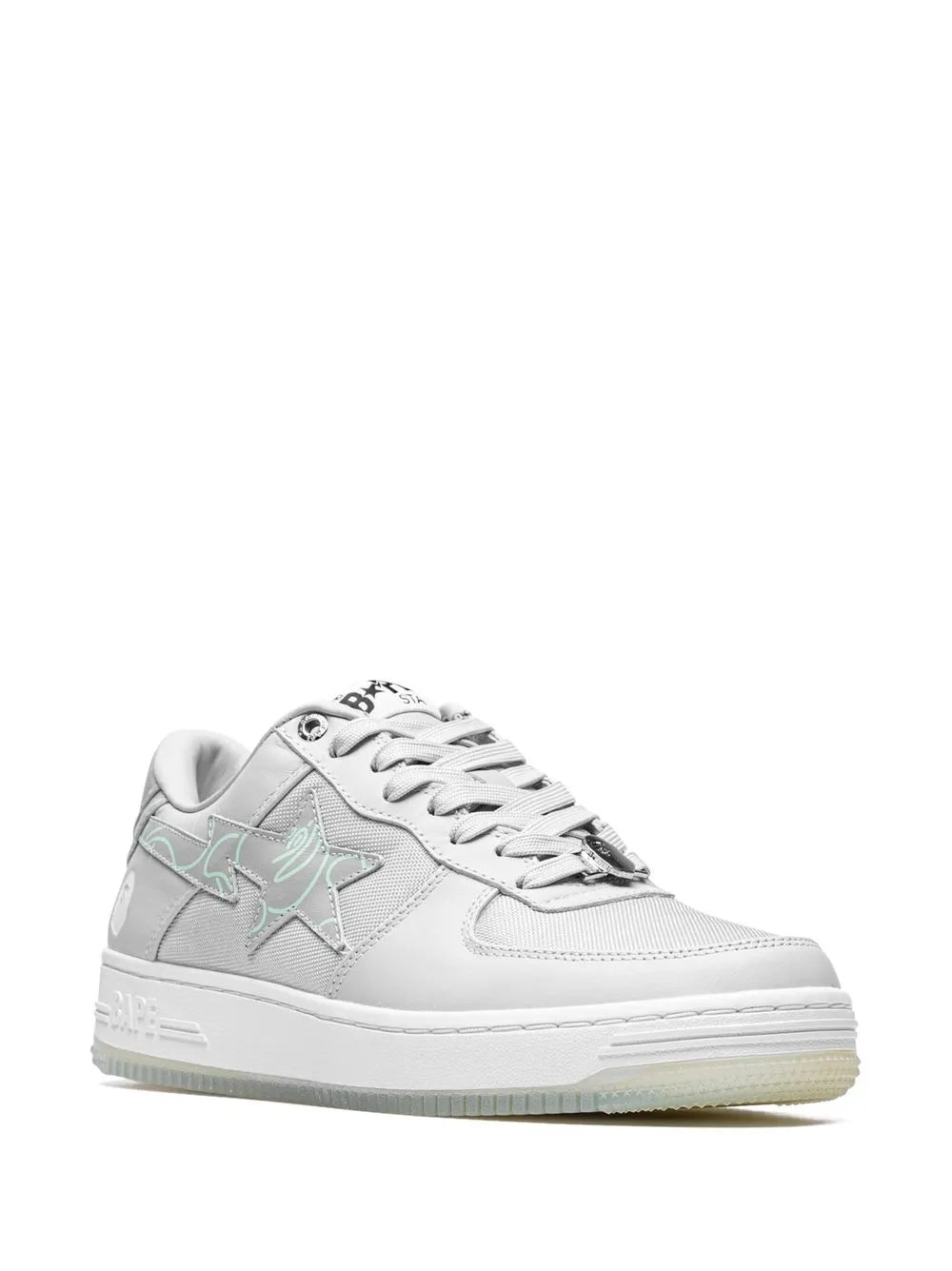 A BATHING APE® Bape Sta "Text Code Camo - Grey" sneakers