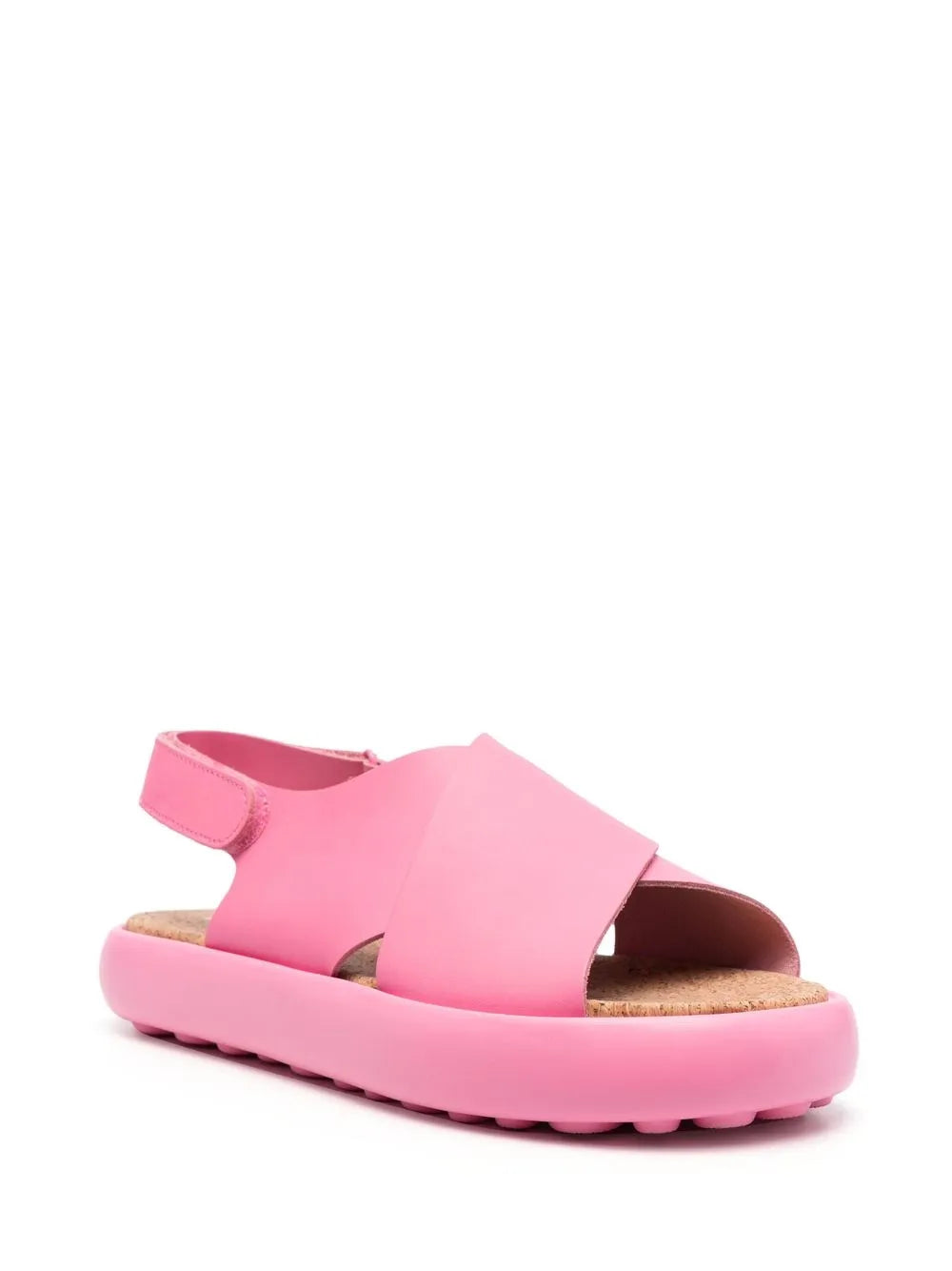 Camper cross-strap chunky sole sandals