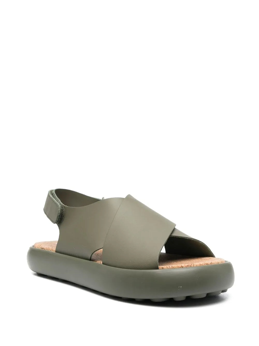 Camper cross-strap chunky sole sandals