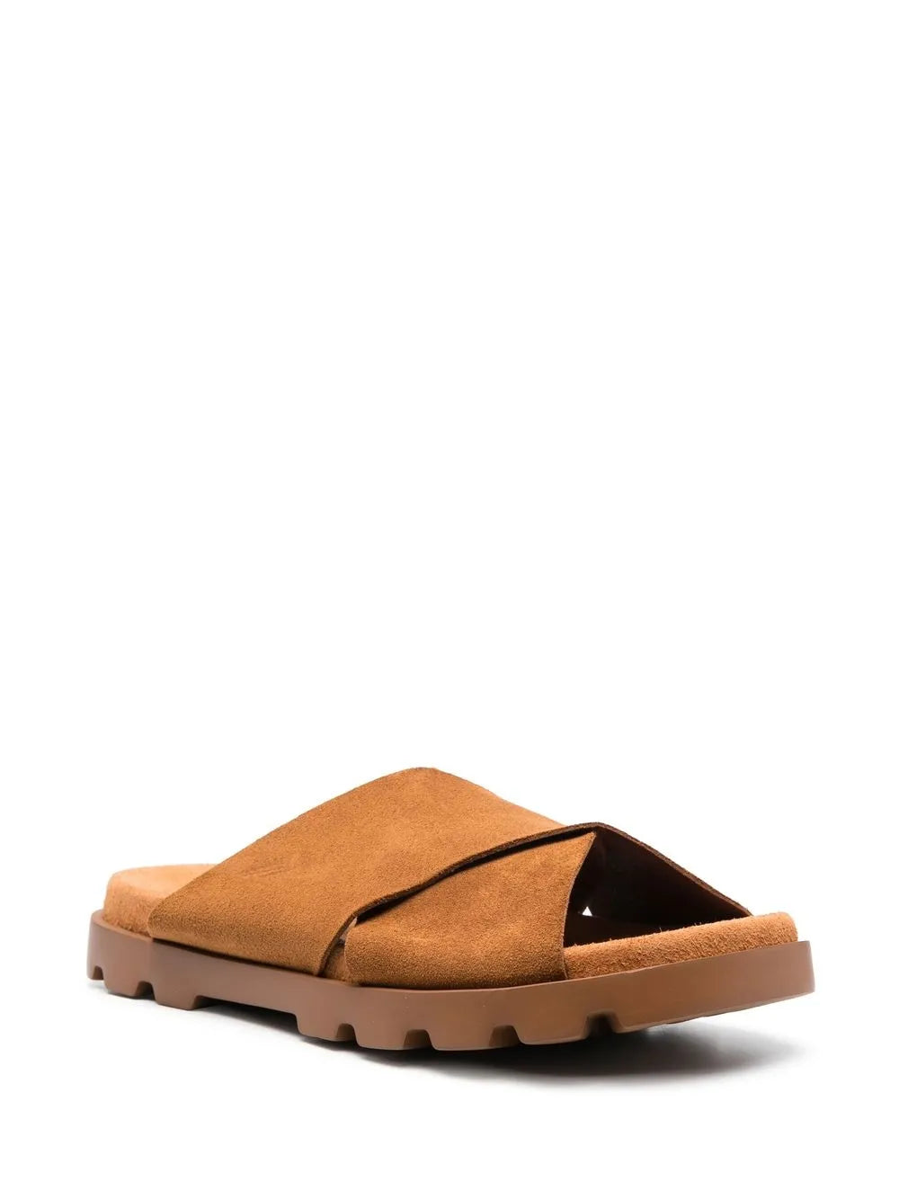 Camper Brutus leather slides