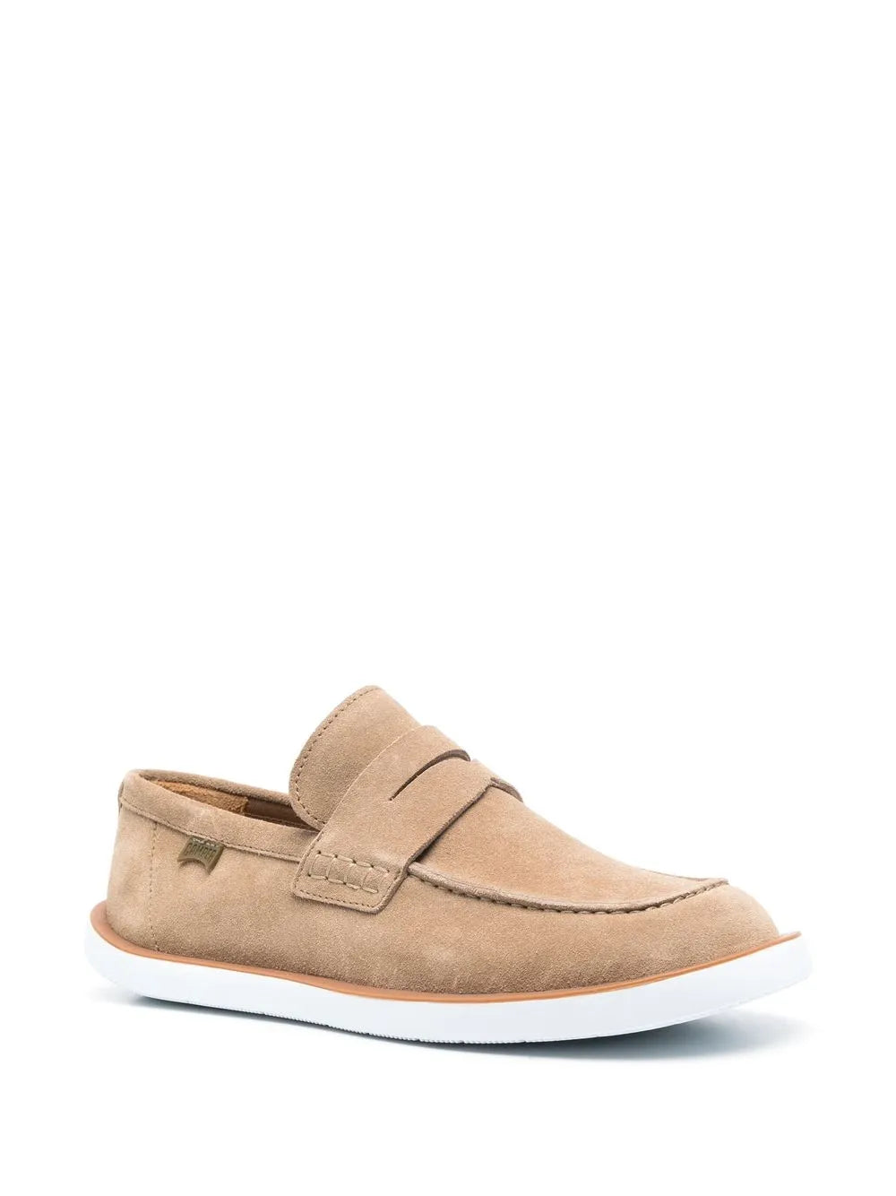 Camper Wagon suede penny loafers