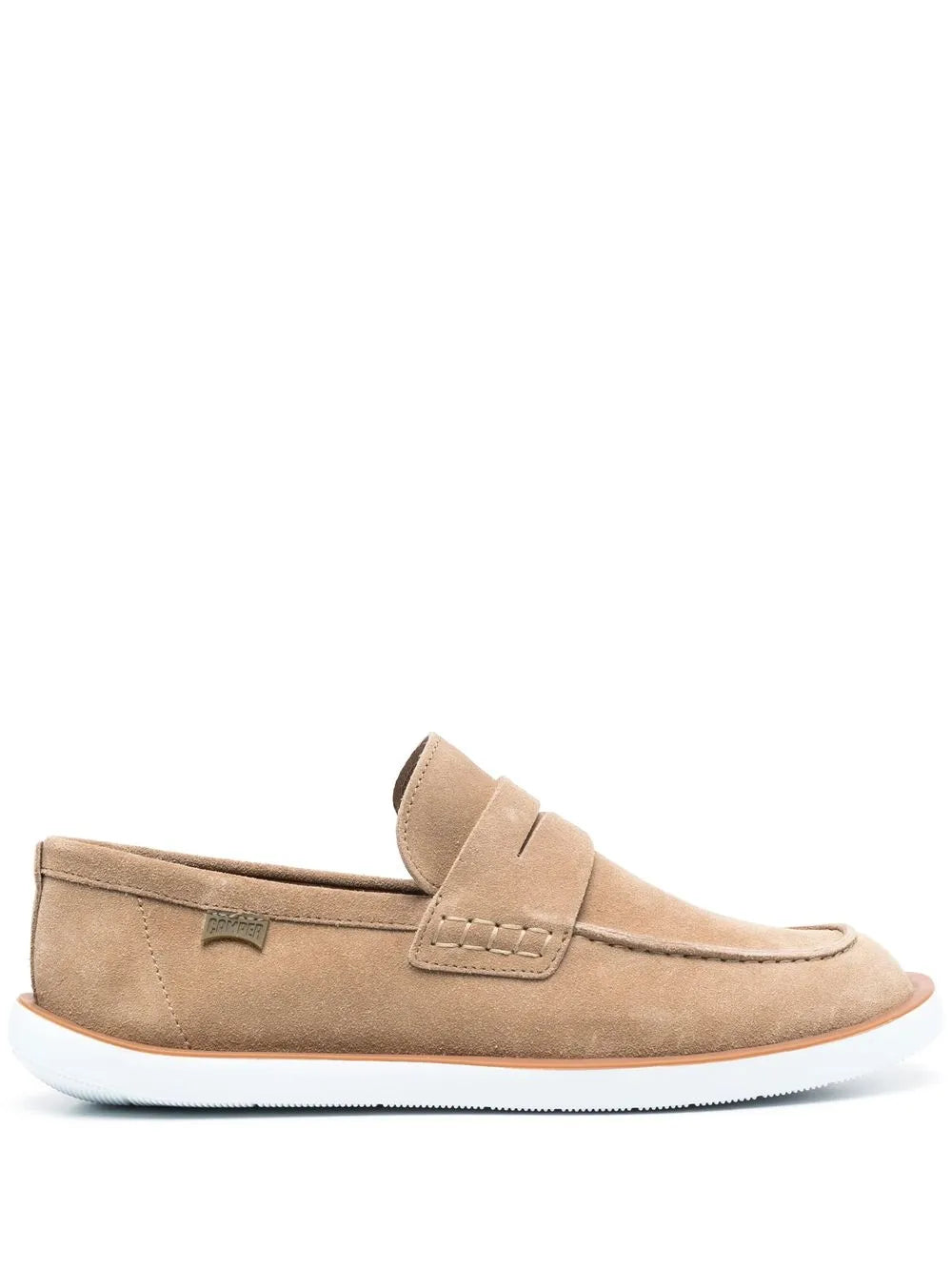 Camper Wagon suede penny loafers