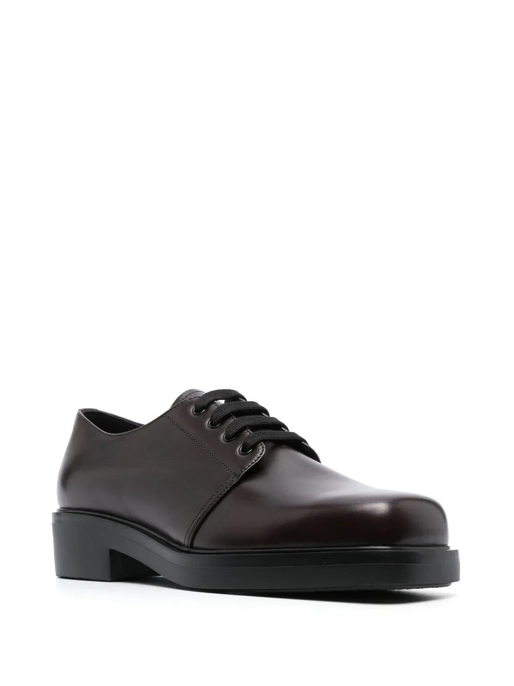 Prada leather derby shoes