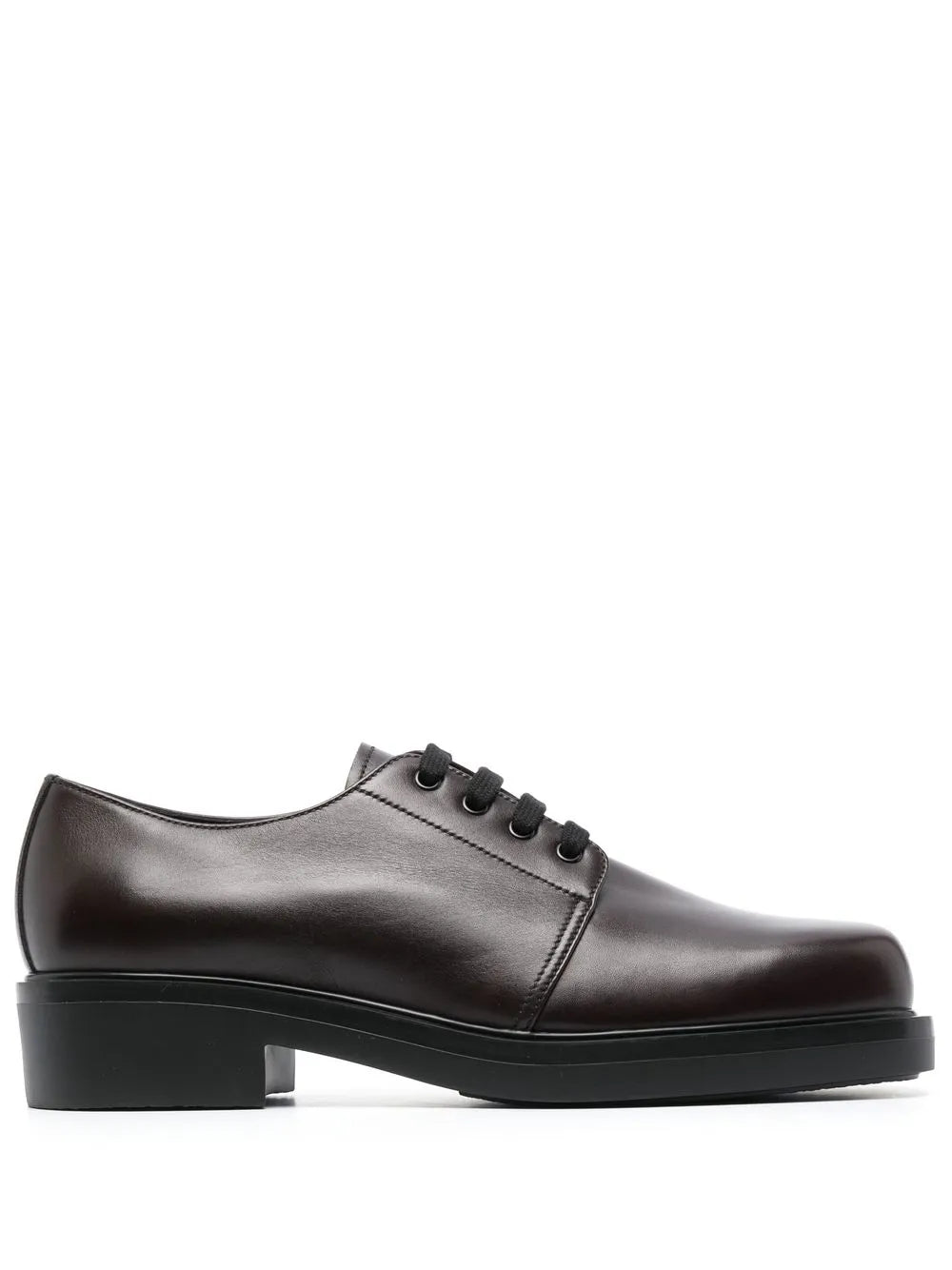 Prada leather derby shoes