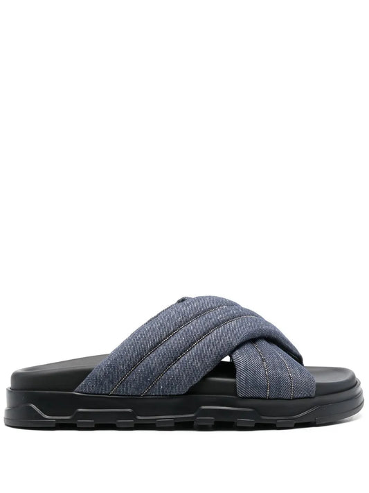 Fabiana Filippi 35mm chunky open-toe slides