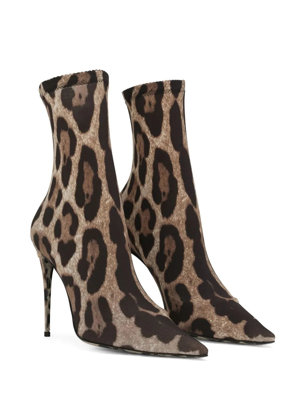 Dolce & Gabbana KIM DOLCE&GABBANA leopard-print ankle boots