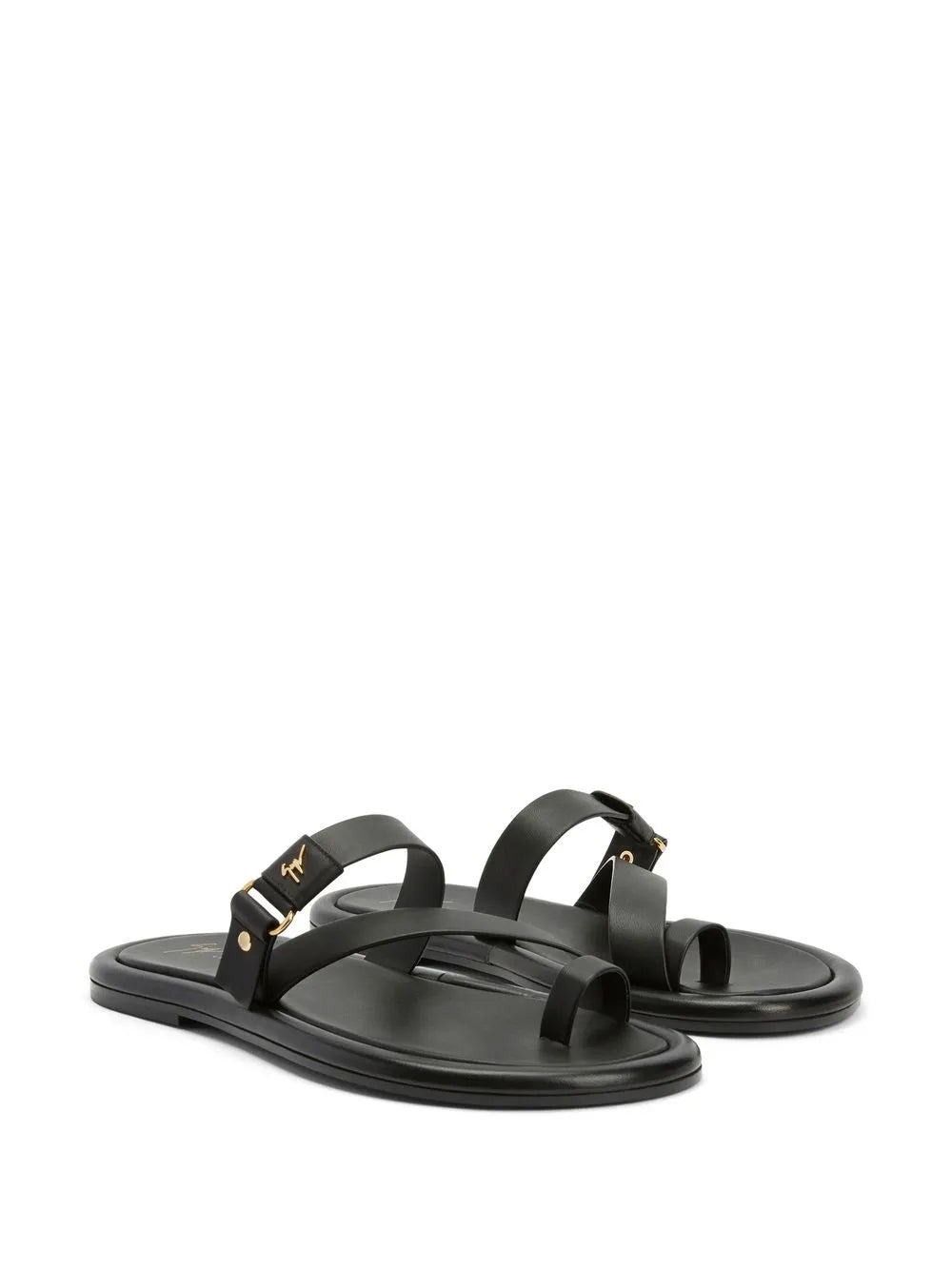 Giuseppe Zanotti logo-plaque sandals