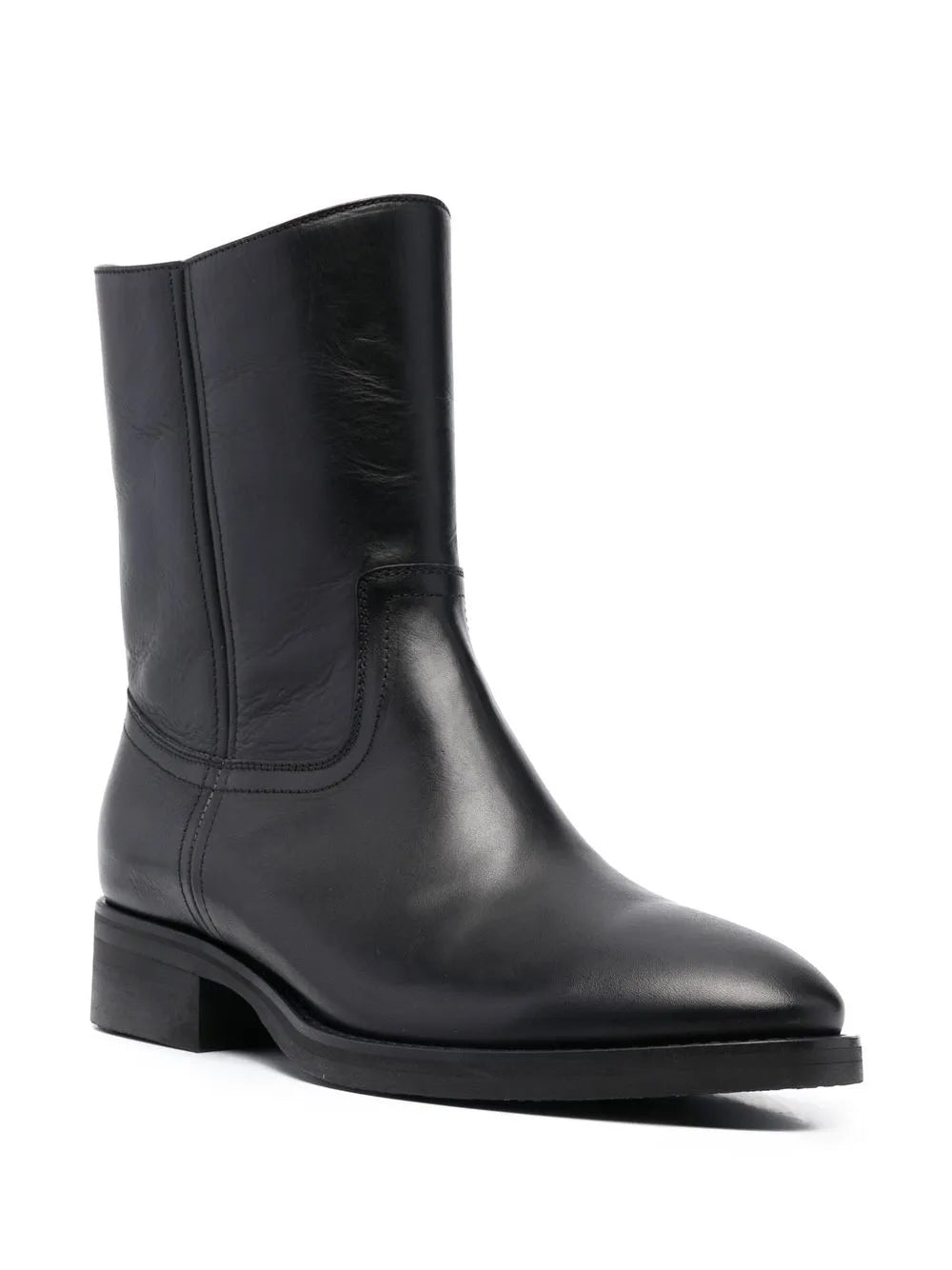 Maison Margiela almond-toe leather ankle boots