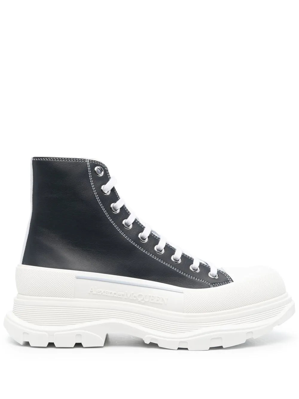 Alexander McQueen Tread Slick lace-up chunky boots