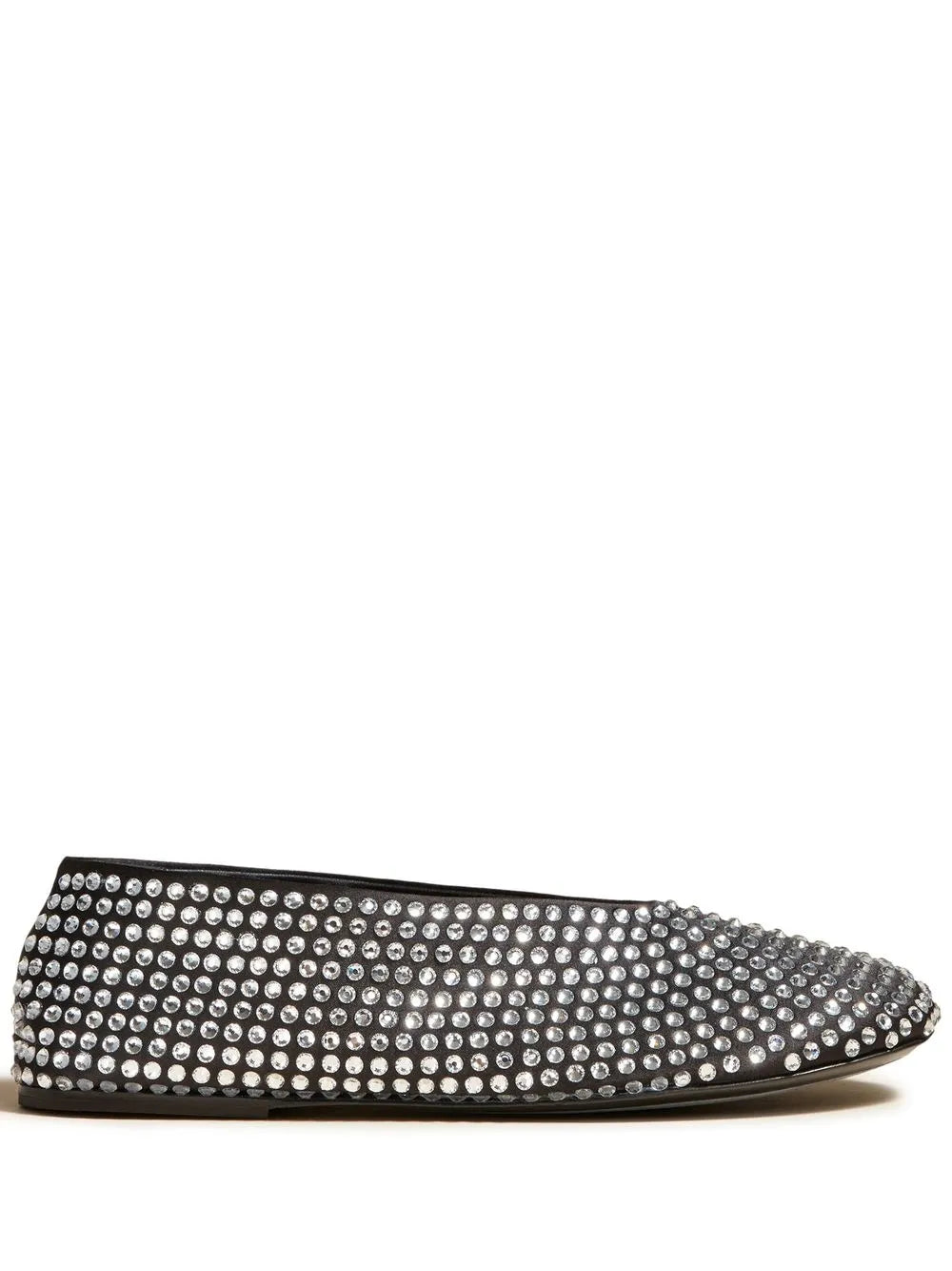 KHAITE The Marcy rhinestone ballerina shoes