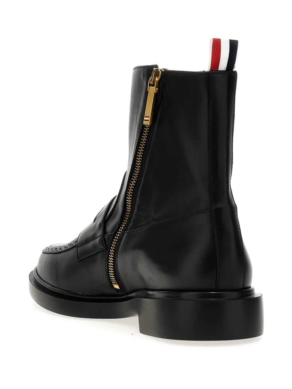 Thom Browne penny slot-detail ankle boots