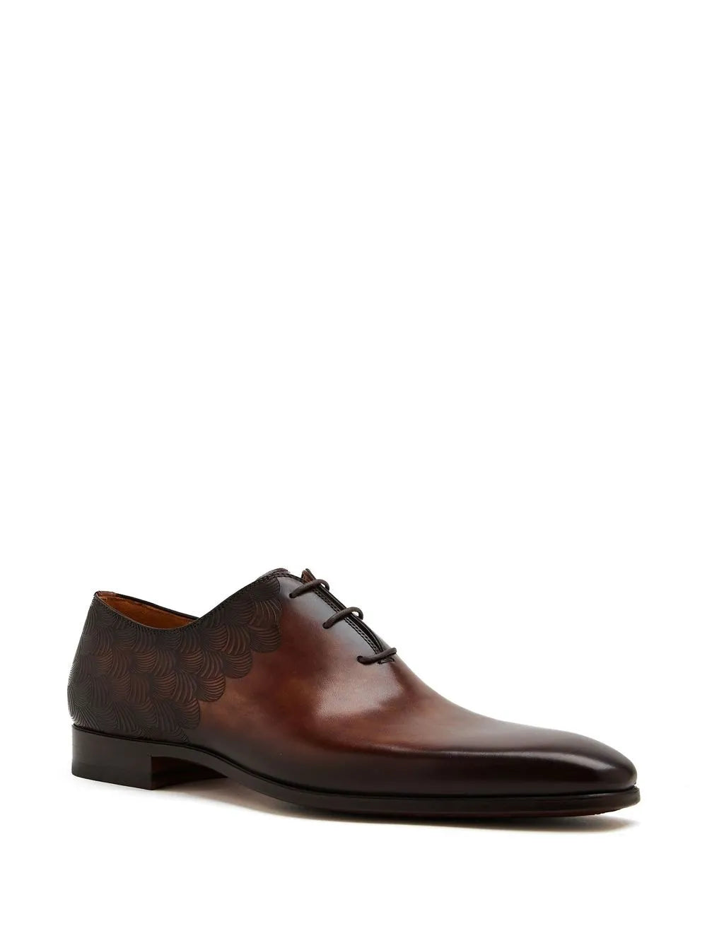 Magnanni embossed-detail Oxford shoes