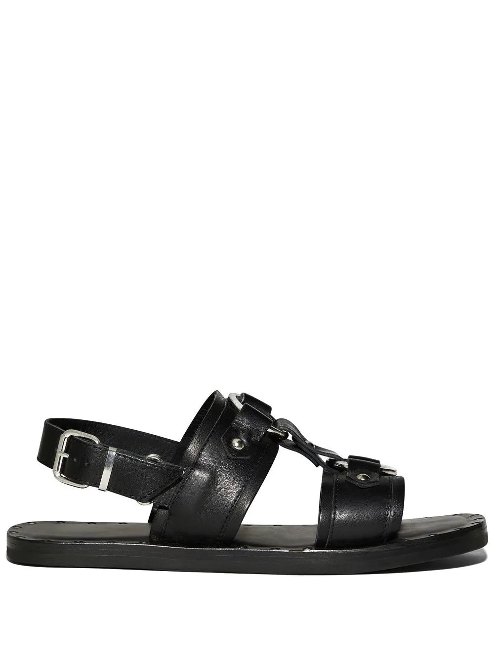DSQUARED2 stud-detail calf-leather sandals