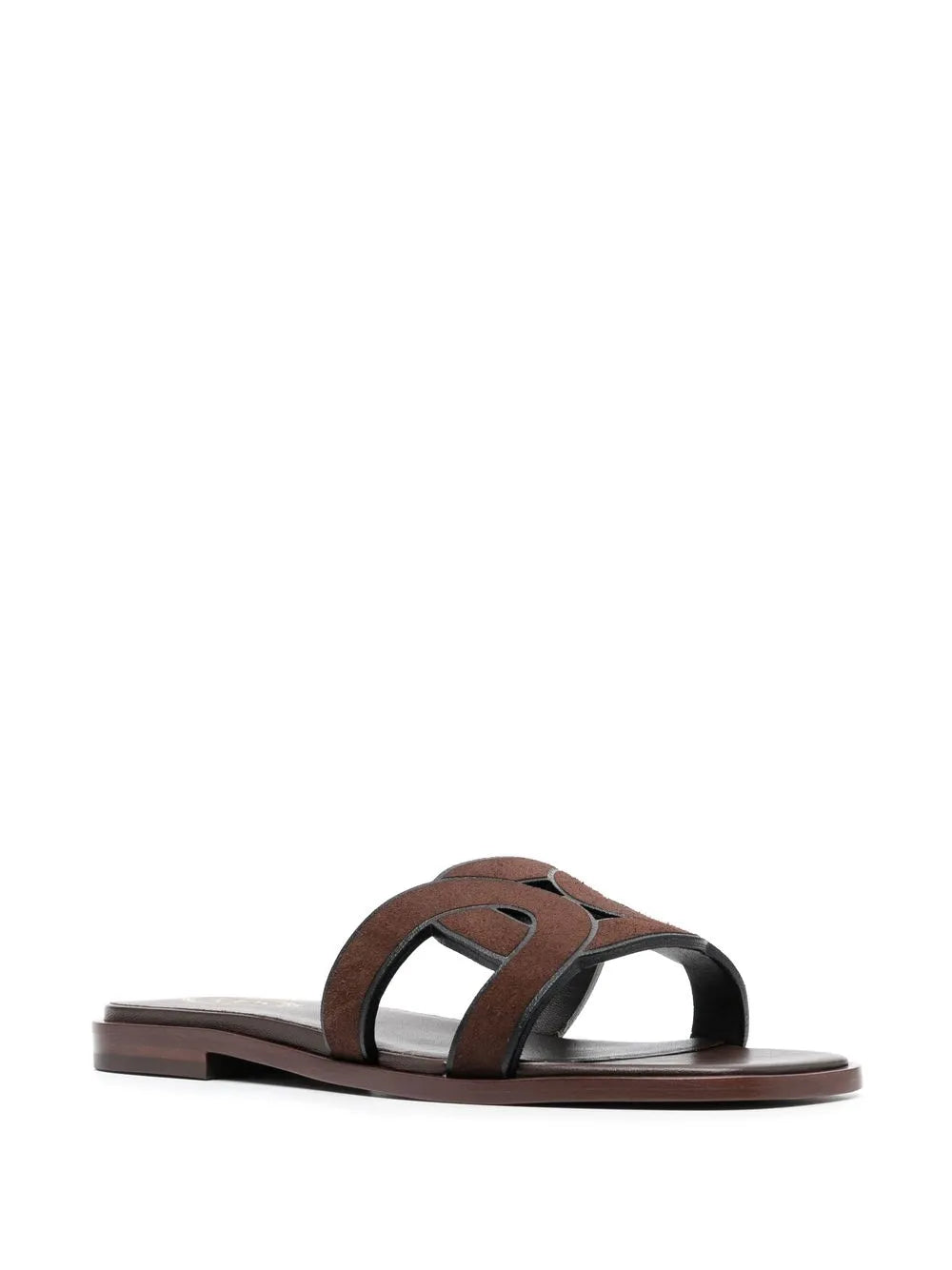 Tod's suede slide sandals