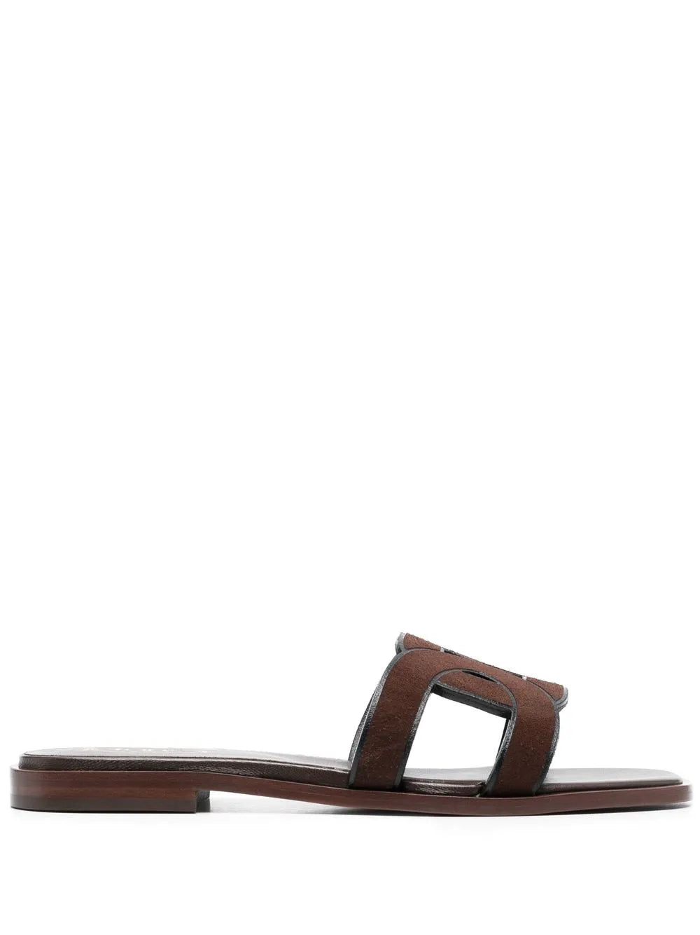 Tod's suede slide sandals