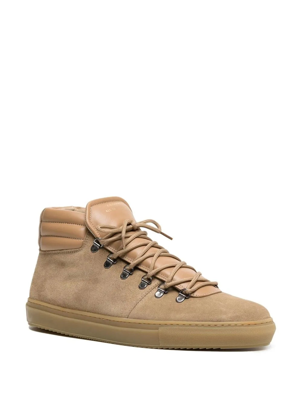 Zespa quilted-edge high-top sneakers