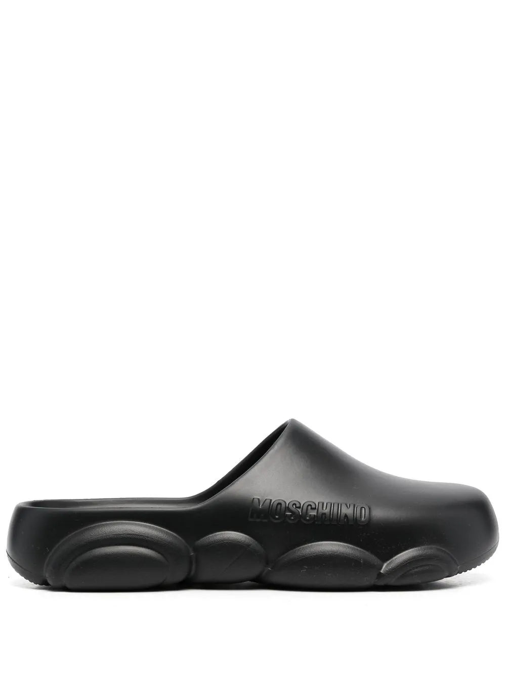 Moschino debossed-logo detail slides